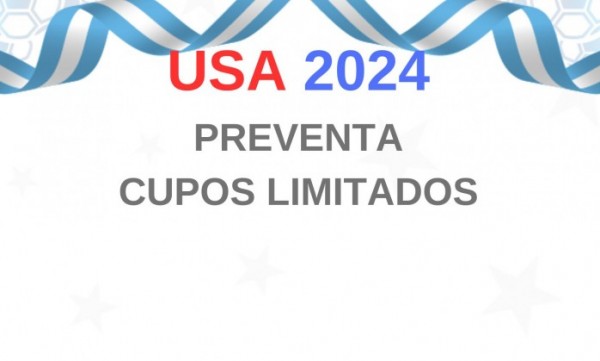 Copa América 2024 - Fase de grupos  con vuelo a Miami de Aerolineas Argentinas